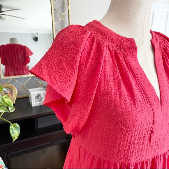 Calvin Klein Vibrant Pink Maxi Dress - Picture 5 of 8